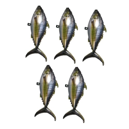 TOPBATHY 5 Stück Realistische Aufblasbare Thunfisch Ballons Aluminiumfolie Tierische Dekorationen für Geburtstagsfeiern Wiederverwendbare und Einfache Einrichtung TOPBATHY 5 Stück Realistische Aufblasbare Thunfisch Ballons Aluminiumfolie Tierische Dekorationen für Geburtstagsfeiern Wiederverwendbare und Einfache Einrichtung von TOPBATHY