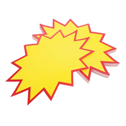 TOPBATHY 50 Stück Explosivstoff Aufkleber Preisschilder Einzelhandelsetiketten Wiederverwendbare Ladenetiketten Preisschilder Kleine Aufkleber Für Zahlenverkauf Farbige Etiketten von TOPBATHY