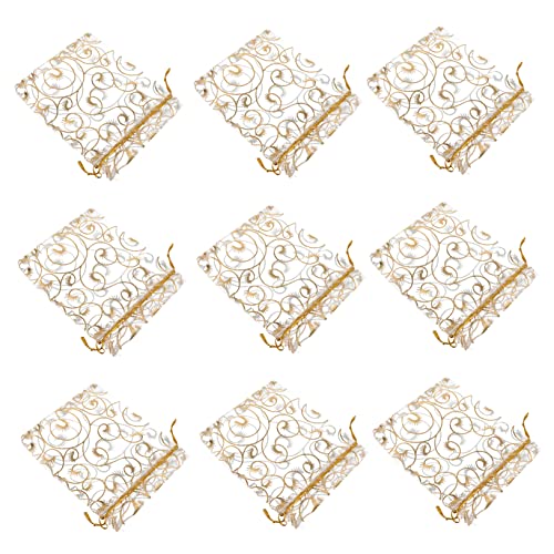 TOPBATHY 50 Stück Garnbeutel Weihnachtsgeschenk Tüllbeutel Hochzeitsbeutel Mit Kordelzug Aufkleber Für Partytüten Durchsichtige Beutel Süße Kegelbeutel Süßigkeitenbeutel Mit TOPBATHY 50 Stück Garnbeutel Weihnachtsgeschenk Tüllbeutel Hochzeitsbeutel Mit Kordelzug Aufkleber Für Partytüten Durchsichtige Beutel Süße Kegelbeutel Süßigkeitenbeutel Mit von TOPBATHY