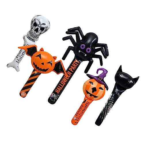 TOPBATHY 5st Aufblasbarer Stock Erschreckende Partydekoration Aufblasbares Für Halloween-partyzubehör Mit Handstäben Party-handluftballons Aluminiumfolie TOPBATHY 5st Aufblasbarer Stock Erschreckende Partydekoration Aufblasbares Für Halloween-partyzubehör Mit Handstäben Party-handluftballons Aluminiumfolie von TOPBATHY