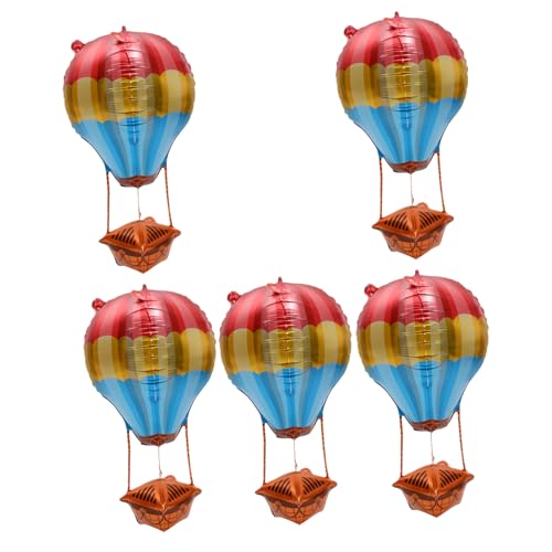 TOPBATHY 5st Heißluftballon-aluminiumfilmgas Hochzeitsdekorationen Heißluftballon-weihnachtsdekorationen Weihnachtsballondekoration Ballon Aus Heliumtank Aluminiumfolie Braut Weihnachten von TOPBATHY