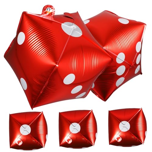TOPBATHY 5st Würfel Ballon Würfelfolienballon Würfelballon Helium-ballonpumpe Partyspiele Themenpartydekorationen Ballon-girlanden-bogen-kit Ballonbogen-kit Grüner Ballon Aluminiumfolie Rot TOPBATHY 5st Würfel Ballon Würfelfolienballon Würfelballon Helium-ballonpumpe Partyspiele Themenpartydekorationen Ballon-girlanden-bogen-kit Ballonbogen-kit Grüner Ballon Aluminiumfolie Rot von TOPBATHY