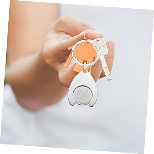 TOPBATHY 6 Stck Teiliges Metall Einkaufswagenchip Schlüsselanhänger Langlebig Kompakt Trolley Token Schlüsselring Zubehör für Schlüsselbund und Einkaufswagen für Alltag und TOPBATHY 6 Stck Teiliges Metall Einkaufswagenchip Schlüsselanhänger Langlebig Kompakt Trolley Token Schlüsselring Zubehör für Schlüsselbund und Einkaufswagen für Alltag und von TOPBATHY