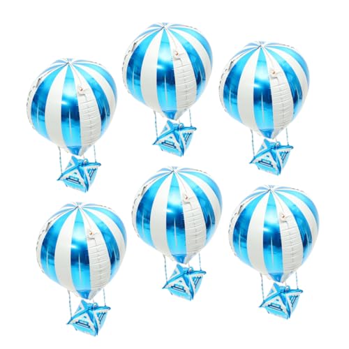 TOPBATHY 6 Stück Heißluftballon Dekoration Aufblasbare Ballons Tragbarer Getränkehalter Geldbörse Währung Leichte Luxus Brosche Bang Zubehör Reiseballons Elegante Brosche von TOPBATHY