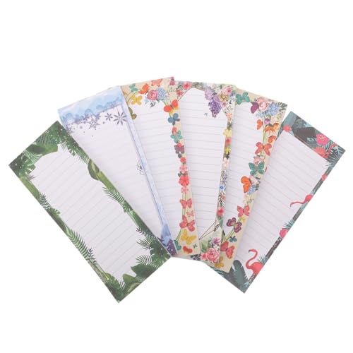 TOPBATHY 6 Stück Magnetisches Notiz buch magnetische Notizbilder Planer Kühlschrank Pads Kühlschrank mit magnetischem Kalender Einkaufslisten-Notizblock Kühlschrank Notizblöcke Papier TOPBATHY 6 Stück Magnetisches Notiz buch magnetische Notizbilder Planer Kühlschrank Pads Kühlschrank mit magnetischem Kalender Einkaufslisten-Notizblock Kühlschrank Notizblöcke Papier von TOPBATHY
