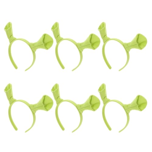 TOPBATHY 6 Stück Realistisches Monster Thema Weiches Tierohren Haarband für Kostümpartys Cosplay Accessoire für Halloween und Geburtstagsfeiern von TOPBATHY