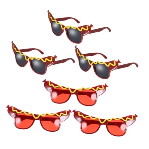 TOPBATHY 6 Stück Teiliges Hot Dog Sonnenbrillen Lustige Party Accessoires für Erwachsene für Halloween Geburtstagsfeiern und Foto Booth Dekorationen TOPBATHY 6 Stück Teiliges Hot Dog Sonnenbrillen Lustige Party Accessoires für Erwachsene für Halloween Geburtstagsfeiern und Foto Booth Dekorationen von TOPBATHY