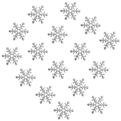 TOPBATHY 600 Stück 1 Set Weihnachts Schneeflocken Konfetti Weihnachtsstreusel Für Tisch Glitzer Schneeflocken Tischdekorationen Weihnachts Schneeflockenpapier Schneeflocken Party von TOPBATHY