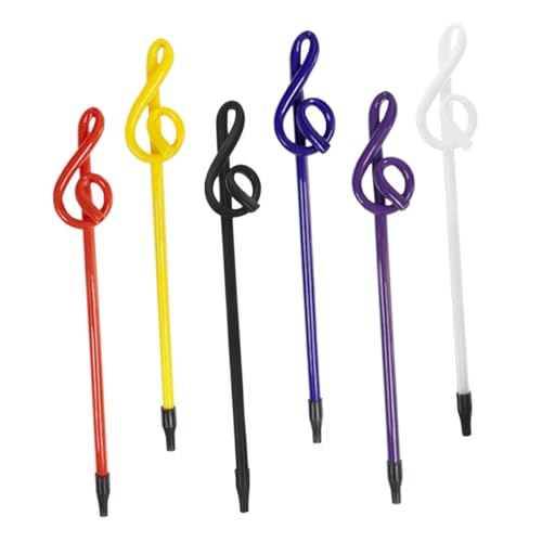 TOPBATHY 6St Kugelschreiber mit Musiknoten Schreibpinsel Kugelschreiber lustiger Kugelschreiber Musik Geschenkartikel für Musiker Wertschätzungsstift motivierendes Briefpapier TOPBATHY 6St Kugelschreiber mit Musiknoten Schreibpinsel Kugelschreiber lustiger Kugelschreiber Musik Geschenkartikel für Musiker Wertschätzungsstift motivierendes Briefpapier von TOPBATHY