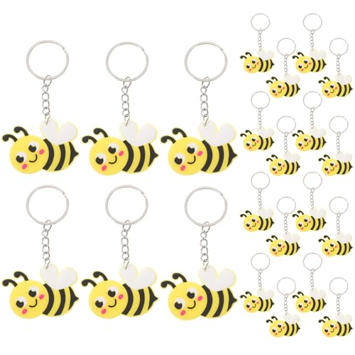 TOPBATHY 72 Stück Niedlicher Cartoon-bienen-schlüsselanhänger, Kreativer Bienenanhänger zum Aufhängen für Taschen TOPBATHY 72 Stück Niedlicher Cartoon-bienen-schlüsselanhänger, Kreativer Bienenanhänger zum Aufhängen für Taschen von TOPBATHY