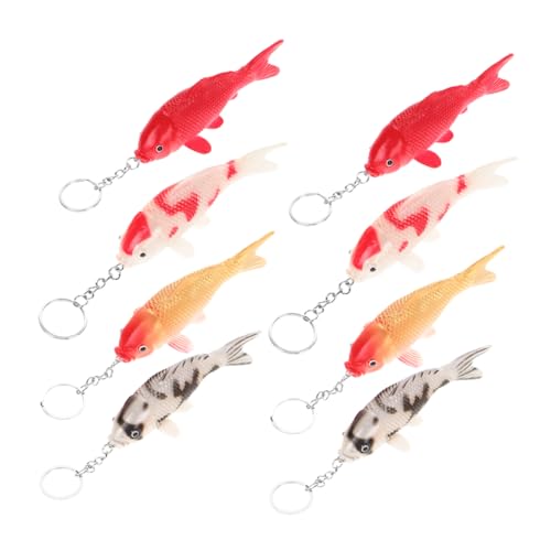 TOPBATHY 8 Stück Schlüsselanhänger Aquarium Dekorationen Schlüsselanhänger Koi Fisch Zum Aufhängen Schmücken Rucksack Anhänger Koi Fisch Schlüsselanhänger Ornament Kawaii TOPBATHY 8 Stück Schlüsselanhänger Aquarium Dekorationen Schlüsselanhänger Koi Fisch Zum Aufhängen Schmücken Rucksack Anhänger Koi Fisch Schlüsselanhänger Ornament Kawaii von TOPBATHY