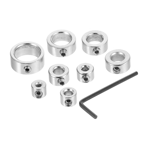 TOPBATHY 8 Stück Verstellbare Bohrtiefe Begrenzungsringe für Holzarbeiten Präzisionswerkzeug mit Innensechskantschlüssel für Heimwerker TOPBATHY 8 Stück Verstellbare Bohrtiefe Begrenzungsringe für Holzarbeiten Präzisionswerkzeug mit Innensechskantschlüssel für Heimwerker von TOPBATHY