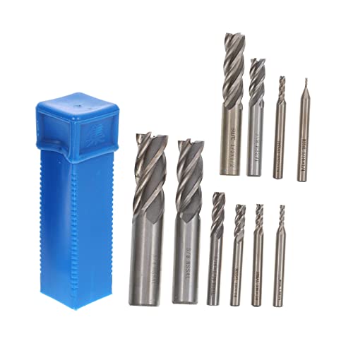 TOPBATHY 9 Stück Teiliges Cnc Fräser Hochleistungs Fräswerkzeug für Präzises Gravieren für Verschiedenen Durchmessern von TOPBATHY