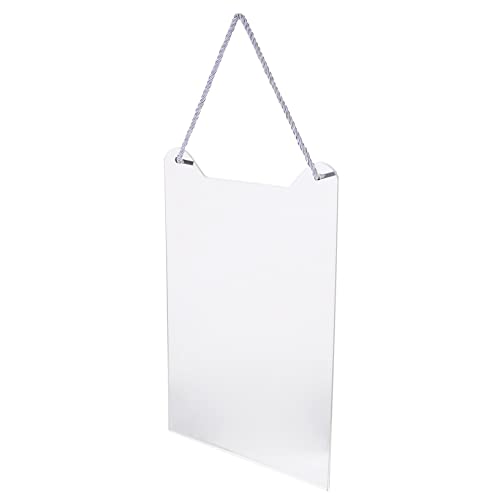 TOPBATHY Acryl Etikettenhalter Transparent Hängender Preisschildhalter für Geschäfte Langlebig Robust für Einzelhandel Supermärkte Restaurants von TOPBATHY