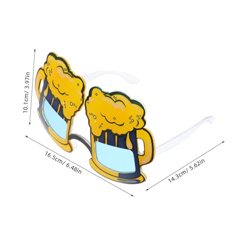 TOPBATHY Bierglas Brille Lustige Oktoberfest Partybrillen Kreative Foto Requisiten für Festival Feiern Beer Shaped Novelty Eyewear Blau TOPBATHY Bierglas Brille Lustige Oktoberfest Partybrillen Kreative Foto Requisiten für Festival Feiern Beer Shaped Novelty Eyewear Blau von TOPBATHY