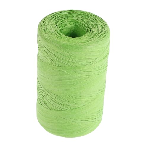 TOPBATHY Blume geschenkband weihnachtsdekoration Dekoration aus Naturfasern Dekorationsschnur Raffia Papier Schnur Strand Schleife Wohnung Bast binden Tasche backen Kopierpapier Light Green von TOPBATHY