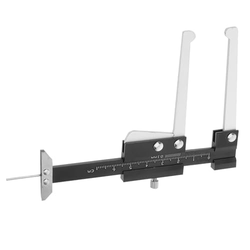 TOPBATHY Bremsscheibenmesswerkzeug Auto Bremsbeläge Pads Bremswerkzeug Bremsmesser Messung Unterlage Ö Messwerkzeug Für Bremsbelag Werkzeug Messen Rostfreier Stahl Black von TOPBATHY