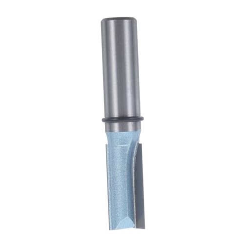 TOPBATHY Doppelflöte Für Slot Cutter Form Holzbearbeitungsfräser Mühle Zweischneidig Gerade Doppelt Hochfester Fräser Gerader Fräser Gerades Stück Silver Stahl von TOPBATHY