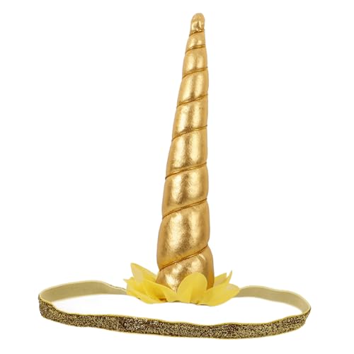 TOPBATHY Einhorn-stirnband Tierhaarreifen Cartoon-stirnband Lustiges Stirnband Glitzerndes Horn-stirnband Feen-stirnband Hornhut Stirnbänder Tierkostüm Ohr Stirnband Golden Harz TOPBATHY Einhorn-stirnband Tierhaarreifen Cartoon-stirnband Lustiges Stirnband Glitzerndes Horn-stirnband Feen-stirnband Hornhut Stirnbänder Tierkostüm Ohr Stirnband Golden Harz von TOPBATHY