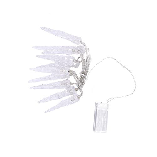 TOPBATHY Eiszapfen Lichterkette Warmweiß Outdoor Dekorationslicht für Garten Terrasse und Feiern Energieeffizient für Hochzeiten und Festliche Anlässe Batteriebetrieben Langlebig und Sicher TOPBATHY Eiszapfen Lichterkette Warmweiß Outdoor Dekorationslicht für Garten Terrasse und Feiern Energieeffizient für Hochzeiten und Festliche Anlässe Batteriebetrieben Langlebig und Sicher von TOPBATHY