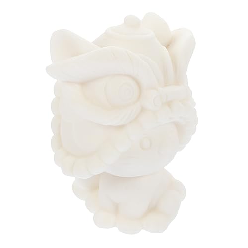 TOPBATHY Elegante Katzenstatue Für Den Schreibtisch Keramik Tier-Ornament Dekoration Für Zuhause Oder Das Büro von TOPBATHY