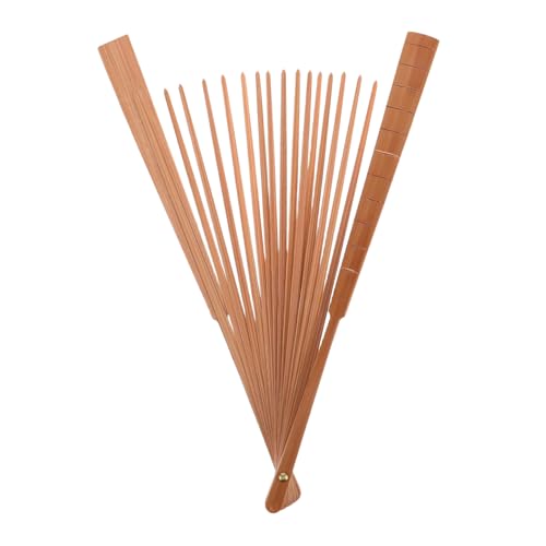 TOPBATHY Fächerrahmen Japanischer Stil Klappbar DIY Handfächer Zubehör Natürlicher Fächer Skelettrahmen für Kreative Bastelprojekte und Individuelle Fächergestaltung von TOPBATHY