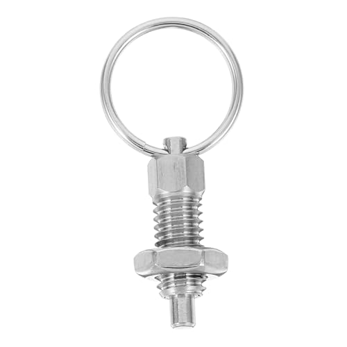 TOPBATHY Federstift Anhängerteile Gefederter Druckstift Flansch Zweilochstift Feder Sicherungsstift Feder Automatische Verriegelung Feder Kugelkolben Verriegelungsstift Feder Zugstift von TOPBATHY
