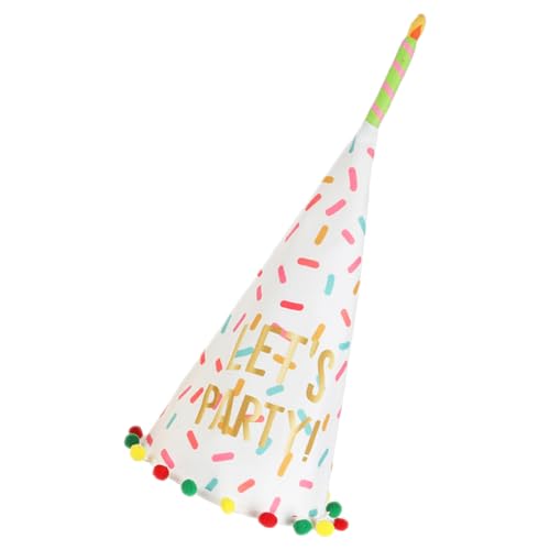 TOPBATHY Geburtstagsparty-Hut Geburtstagshüte Foto-Requisiten zum Kappen Geburtstagsmützen für Kinder Partyhüte als Dekoration Party-Geburtstags-Hut konische Kappe Geschenk Stoffmütze von TOPBATHY