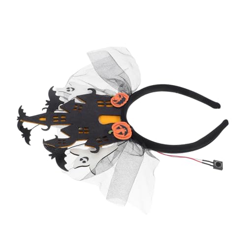 TOPBATHY Geisterthemen Haaraccessoires für Kostümpartys Glühendes Haarband für Halloween Cosplay Karneval und Maskenball von TOPBATHY