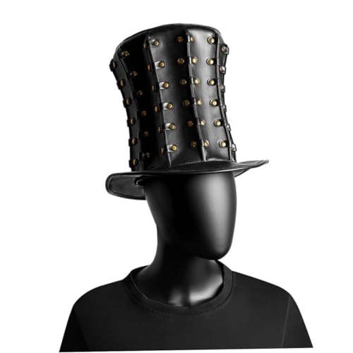TOPBATHY Gentleman Hut Steampunk Accessoire Piratenhut Bowlerhut Stirnband Perücke Partyhüte Mini Zylinder Kostüm Hut Kappe Laufhut Sonnenhut Für Damen Halloween Chapeau Schwarz von TOPBATHY