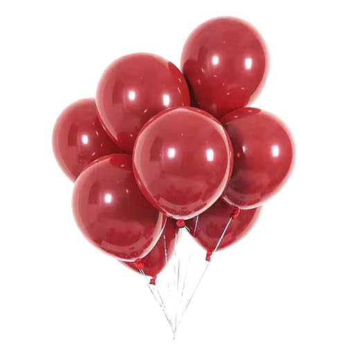 TOPBATHY Granatrot Latexballons Für Romantische Hochzeiten Und Feierlichkeiten Dekorative Ballons Für Hochzeitsfeiern Und Bankette TOPBATHY Granatrot Latexballons Für Romantische Hochzeiten Und Feierlichkeiten Dekorative Ballons Für Hochzeitsfeiern Und Bankette von TOPBATHY