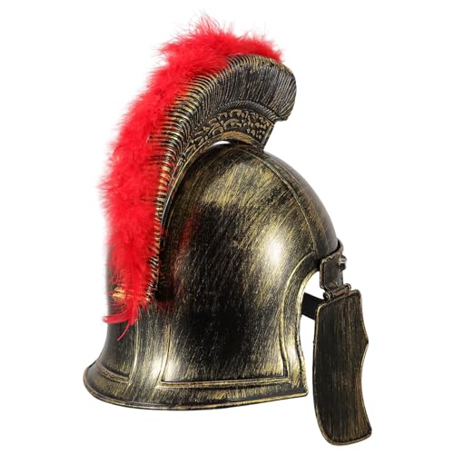 TOPBATHY Griechisches Battle Headgear für Rollenspiele Kostümpartys Halloween Authentische Römische Kopfbedeckung mit Feiner Verarbeitung und Robustem Design TOPBATHY Griechisches Battle Headgear für Rollenspiele Kostümpartys Halloween Authentische Römische Kopfbedeckung mit Feiner Verarbeitung und Robustem Design von TOPBATHY