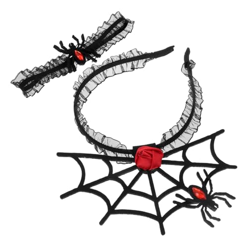 TOPBATHY Halloween Spinnen Haarreif und Choker Set Leichtes Party Accessoire Komfortabel Tragbar Vielseitig Kombinierbar Auffälliges Design für Familienfeiern und Festliche Events TOPBATHY Halloween Spinnen Haarreif und Choker Set Leichtes Party Accessoire Komfortabel Tragbar Vielseitig Kombinierbar Auffälliges Design für Familienfeiern und Festliche Events von TOPBATHY