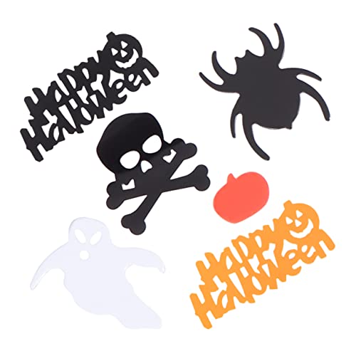 TOPBATHY Halloween-party-konfetti Halloween-glitzerkonfetti Gemeinschaft Mehrfarbiges Papier Groß Halloween -dekorationen Halloween- Vorabend Halloween-spinnenkonfetti Plastik Colorful von TOPBATHY