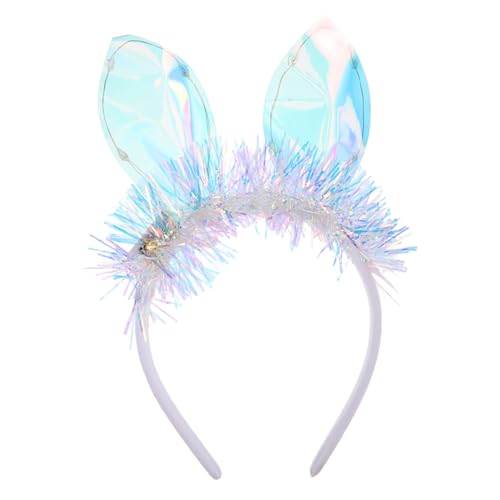 TOPBATHY Hasenohr Stirnband Hasenohren Tierohren Kopfschmuck Kinderfreundlicher Kopfschmuck Kopfbedeckung von Glitzer -Hasenohren Kopfbedeckungen für Bühnenauftritte Plastik TOPBATHY Hasenohr Stirnband Hasenohren Tierohren Kopfschmuck Kinderfreundlicher Kopfschmuck Kopfbedeckung von Glitzer -Hasenohren Kopfbedeckungen für Bühnenauftritte Plastik von TOPBATHY