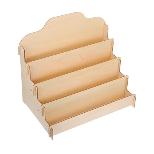 TOPBATHY Hölzerner Präsentationsständer für Grußkarten Einstellbares Display für Kunsthandwerksmessen Multifunktionales Aufbewahrungsregal aus Unbehandeltem Holz für Postkarten TOPBATHY Hölzerner Präsentationsständer für Grußkarten Einstellbares Display für Kunsthandwerksmessen Multifunktionales Aufbewahrungsregal aus Unbehandeltem Holz für Postkarten von TOPBATHY