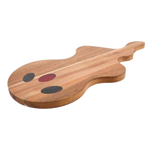 TOPBATHY Holz Schneidebrett Halloween Design Vielseitig Verwendbar als Brot und Gemüsebrett Robustes Küchenbrett mit Dekorativem Serviertablett für Halloween Partys und Familienessen von TOPBATHY