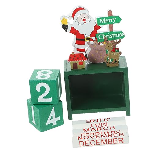 TOPBATHY Holz Weihnachtskalender Tischkalender Dekoration Kreatives Weihnachtsornament mit Lebendigen Farben Countdown Weihnachten Perfektes für Freunde TOPBATHY Holz Weihnachtskalender Tischkalender Dekoration Kreatives Weihnachtsornament mit Lebendigen Farben Countdown Weihnachten Perfektes für Freunde von TOPBATHY