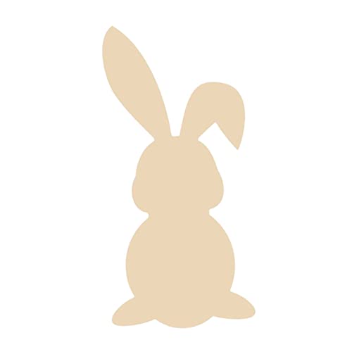 TOPBATHY Holzanhänger Hasenform Unvollendete Holzscheibe für Diy Große Bastelmaterial für Kreative Ostern Deko und Malprojekte TOPBATHY Holzanhänger Hasenform Unvollendete Holzscheibe für Diy Große Bastelmaterial für Kreative Ostern Deko und Malprojekte von TOPBATHY