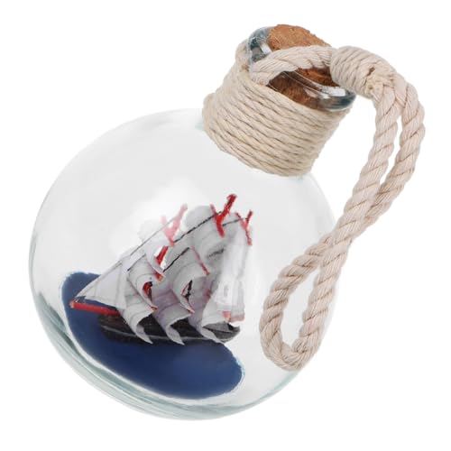 TOPBATHY Küsten-nautik- Glas-drift-flasche Mit Segelschiff Für Heim- Und Hochzeitsdekoration TOPBATHY Küsten-nautik- Glas-drift-flasche Mit Segelschiff Für Heim- Und Hochzeitsdekoration von TOPBATHY