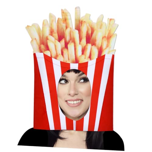 TOPBATHY Lustige French Fries Hut aus Hochwertigem Filz Wiederverwendbare Kopfbedeckung für Erwachsene Neuartige Party Mütze für Karneval Geburtstagsfeiern und Cosplay Veranstaltungen in TOPBATHY Lustige French Fries Hut aus Hochwertigem Filz Wiederverwendbare Kopfbedeckung für Erwachsene Neuartige Party Mütze für Karneval Geburtstagsfeiern und Cosplay Veranstaltungen in von TOPBATHY