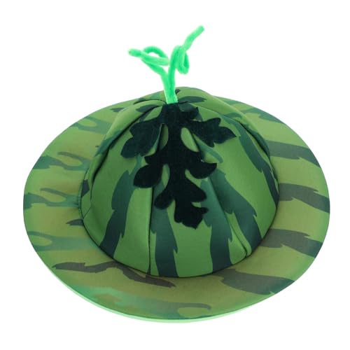 TOPBATHY Lustiger Plüsch-wassermelonenhut Party Kostüm Kopfbedeckung Leichtes Karneval Accessoire Für Erwachsene Geburtstagsfeiern Rollenspiele Gruppenspaß von TOPBATHY