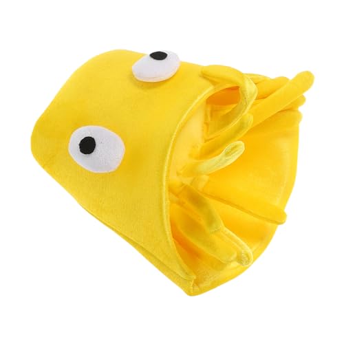 TOPBATHY Lustiger Pommes Frites Hut aus Samtigem Atmungsaktivem Material für Erwachsene Party und Halloween Accessoire Bequeme Mütze für Geburtstagsfeiern und Bühnenauftritte Gelb TOPBATHY Lustiger Pommes Frites Hut aus Samtigem Atmungsaktivem Material für Erwachsene Party und Halloween Accessoire Bequeme Mütze für Geburtstagsfeiern und Bühnenauftritte Gelb von TOPBATHY