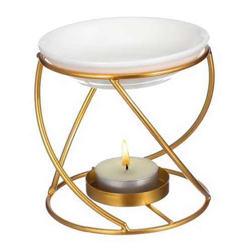 TOPBATHY Metall Aromalampe Duftöl Diffuser Wax Melt Kerzenhalter für Zuhause Kompakt Eleganter Duftspender für Ätherische Öle Stilvolle Aromatherapie für Kleine Räume und Nutzung TOPBATHY Metall Aromalampe Duftöl Diffuser Wax Melt Kerzenhalter für Zuhause Kompakt Eleganter Duftspender für Ätherische Öle Stilvolle Aromatherapie für Kleine Räume und Nutzung von TOPBATHY