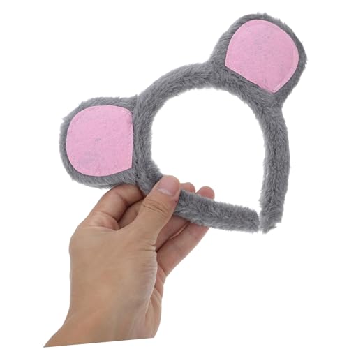 TOPBATHY Niedlicher Grauer Mausohren Haarreif für Damen Bequemes Kostüm Accessoire mit Verspieltem Cartoon Design Geeignet für Partys Cosplay und Festliche Anlässe TOPBATHY Niedlicher Grauer Mausohren Haarreif für Damen Bequemes Kostüm Accessoire mit Verspieltem Cartoon Design Geeignet für Partys Cosplay und Festliche Anlässe von TOPBATHY