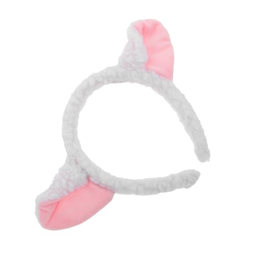 TOPBATHY Niedliches Verstellbares Schafsohr Haarband aus Leichtem Material für Damen und Herren Bequeme Tierkostüm Accessoires für Cosplay Party und Spa Geeignet für Verschiedene von TOPBATHY