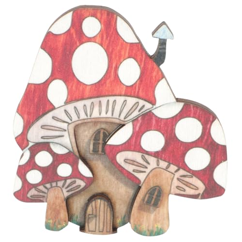TOPBATHY Ostern Pilz Handwerk Decor Holz Zeichen Garten Ornament Mini Garten Dekoration Ostern TOPBATHY Ostern Pilz Handwerk Decor Holz Zeichen Garten Ornament Mini Garten Dekoration Ostern von TOPBATHY