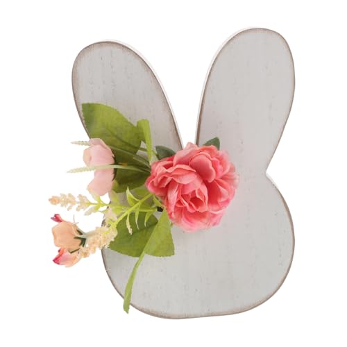 TOPBATHY Niedlicher Hase Als Tafelaufsatz Osterhase Holzschild Blumenhase Tischdekoration Bauernhausstil Frühlingsdeko TOPBATHY Niedlicher Hase Als Tafelaufsatz Osterhase Holzschild Blumenhase Tischdekoration Bauernhausstil Frühlingsdeko von TOPBATHY