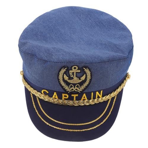 TOPBATHY Partyhut Matrosenmütze Damen Bootshut für Herren Kapitänsmützen für Erwachsene Cosplay Matrosenmützen Kapitänshut Cosplay Party-Captain-Hut Matrosenzubehör für Damen Stoff TOPBATHY Partyhut Matrosenmütze Damen Bootshut für Herren Kapitänsmützen für Erwachsene Cosplay Matrosenmützen Kapitänshut Cosplay Party-Captain-Hut Matrosenzubehör für Damen Stoff von TOPBATHY