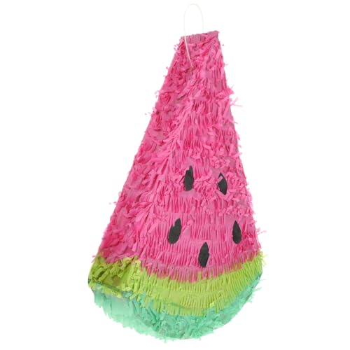 TOPBATHY Piñata Pinata zum Kindergeburtstag Pinata-Süßigkeit Spielzeug Dekor Obst Party-Wassermelonen-Pinata Festival-Wassermelonen-Pinata Schokolade Partybedarf Kordelzug die Party Braut von TOPBATHY
